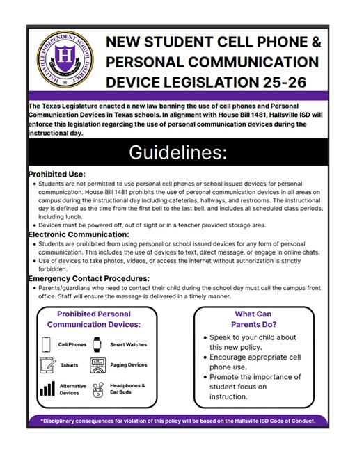 Cell Phone Policy